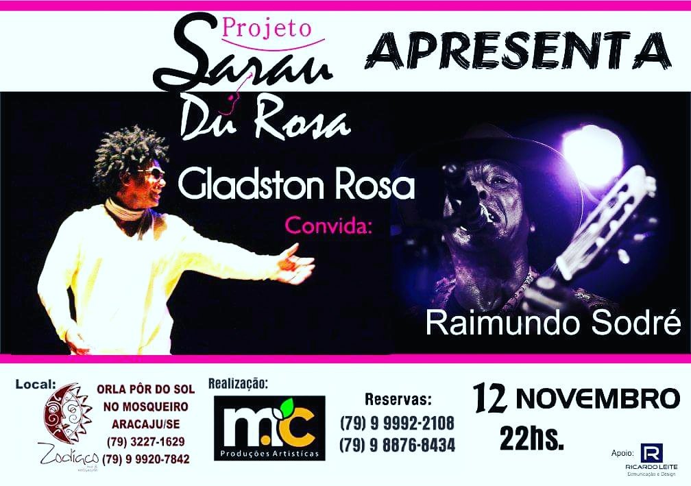 Projeto Sarau Du Rosa convida Raimundo Sodré