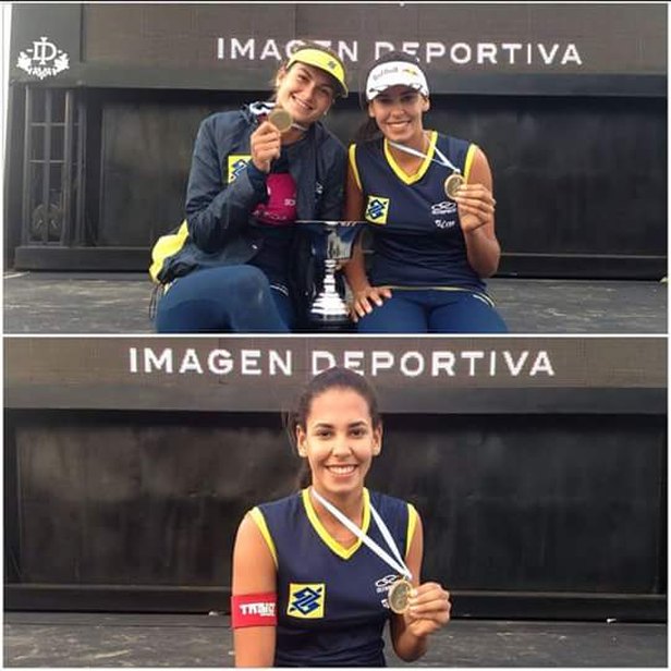 Duda e Elize dominaram em território argentino. (Foto: Reprodução - Facebook)