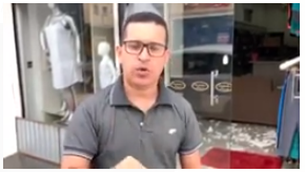 Empresário desabafou em vídeo compartilhado nas redes sociais