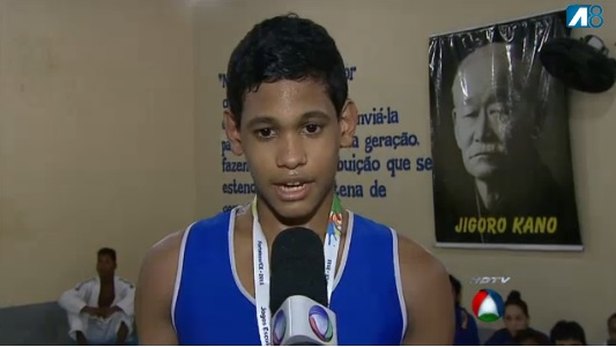 André Carvalho destaque do judô e da luta olímpica.