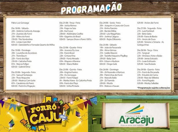 Programação PMA