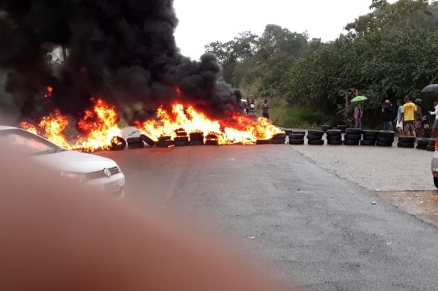 Manifestação em São Domingos
