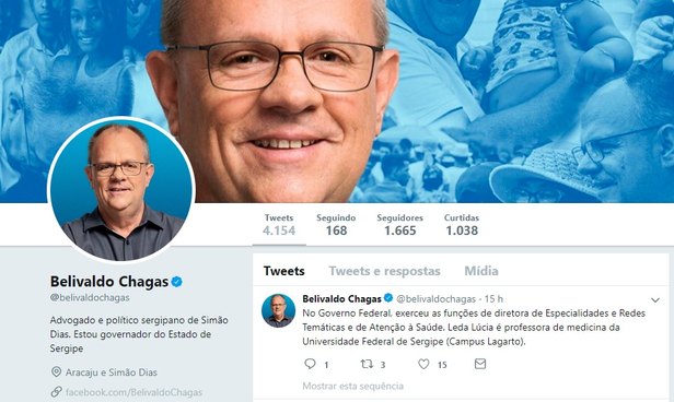 Print do Twitter