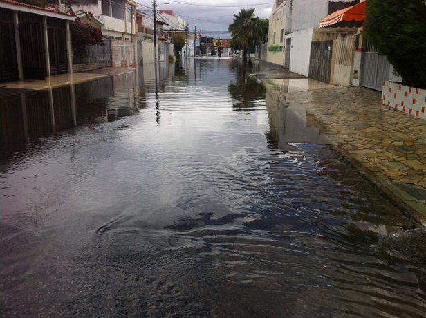 Rua do bairro Pereira Lobo Foto: Whatsapp