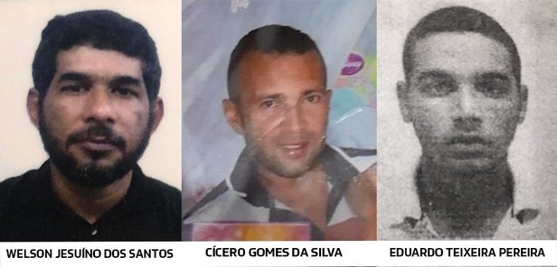 Suspeitos são identificados e estão foragidosFoto: SSP/SE