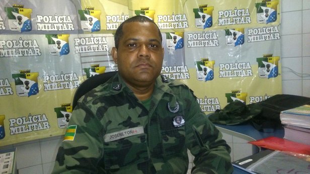 Tenente Josenilton - comandante do Pelotão Ambiental
